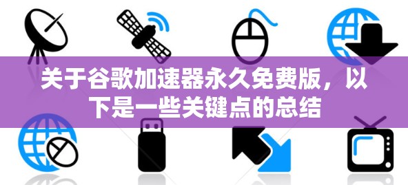 关于谷歌加速器永久免费版，以下是一些关键点的总结