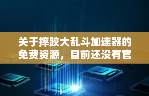 关于摔跤大乱斗加速器的免费资源，目前还没有官方的免费加速器服务提供。如果你是摔跤爱好者，可以参考以下几种方法来提升摔跤技能