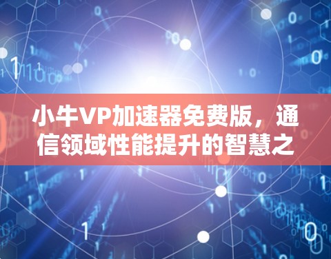 小牛VP加速器免费版,通信领域性能提升的智慧之选 小牛VP加速器免费版,通信领域性能提升的智慧之选