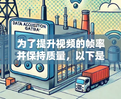 为了提升视频的帧率并保持质量，以下是一个逐步的指南