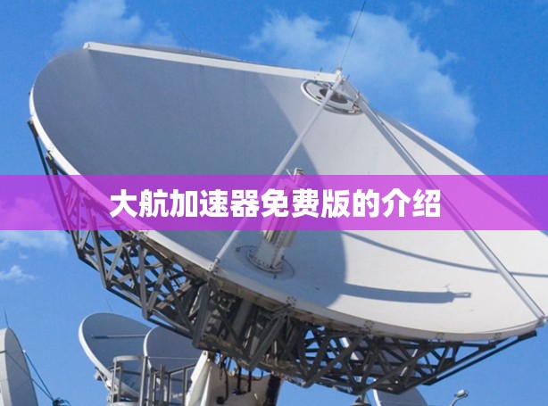 大航加速器免费版的介绍