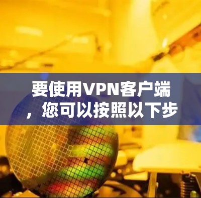 要使用VPN客户端，您可以按照以下步骤进行