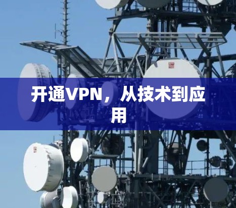 开通VPN，从技术到应用