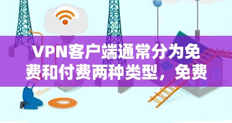 VPN客户端通常分为免费和付费两种类型，免费的VPN客户端通常提供基本的VPN功能，而付费的VPN客户端则在功能和个性化设置上更全面。以下是一些常见的VPN客户端和免费安装方法