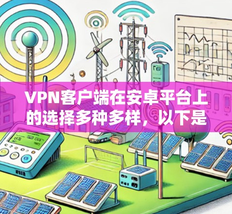 VPN客户端在安卓平台上的选择多种多样，以下是几个常见的热门选择及其特点