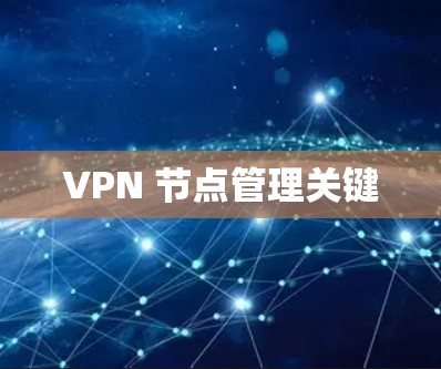 VPN 节点管理关键