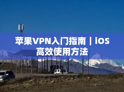 苹果VPN入门指南｜iOS高效使用方法