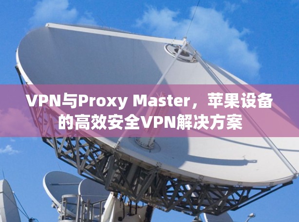VPN与Proxy Master,苹果设备的高效安全VPN解决方案 VPN与Proxy Master,苹果设备的高效安全VPN解决方案
