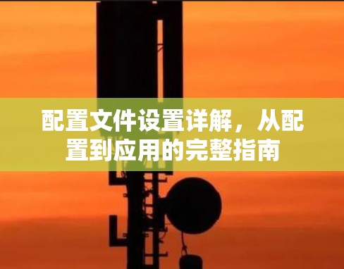 配置文件设置详解，从配置到应用的完整指南