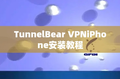 TunnelBear VPNiPhone安装教程