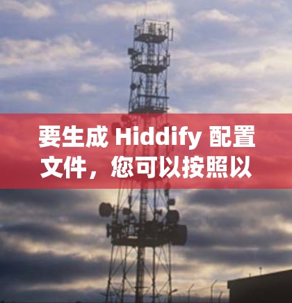 要生成 Hiddify 配置文件,您可以按照以下步骤操作 要生成 Hiddify 配置文件,您可以按照以下步骤操作