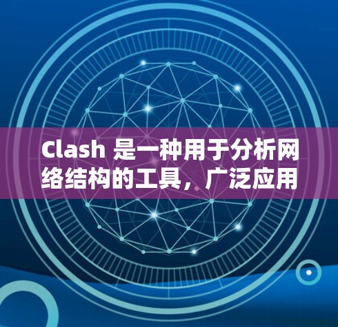 Clash 是一种用于分析网络结构的工具，广泛应用于社交网络、游戏社交网络和企业网络等领域。以下是对Clash的详细分析