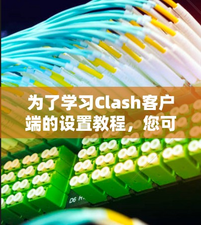 为了学习Clash客户端的设置教程，您可以按照以下步骤进行