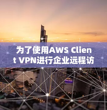 为了使用AWS Client VPN进行企业远程访问，您可以按照以下步骤进行