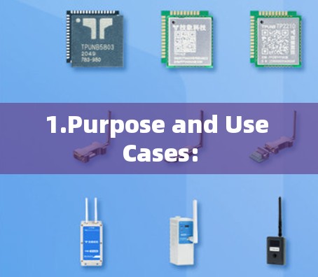 1.Purpose and Use Cases: