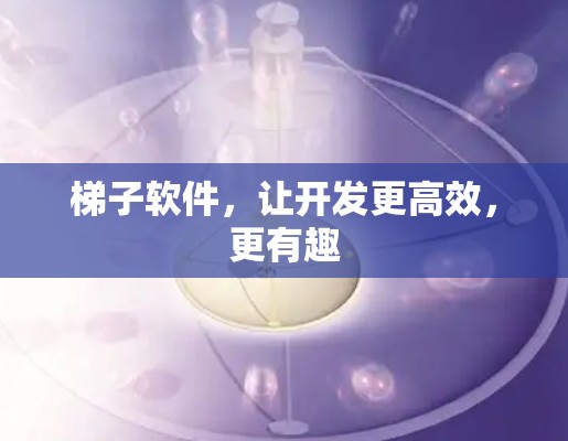 梯子软件，让开发更高效，更有趣