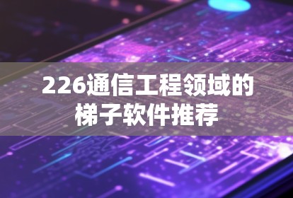 226通信工程领域的<strong>梯子</strong>软件推荐
