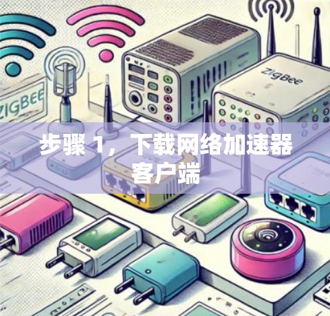 步骤 1，下载网络加速器客户端