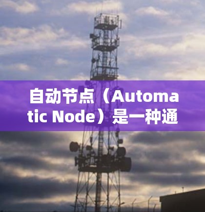自动节点（Automatic Node）是一种通过软件管理网络节点的技术，旨在提高网络性能和管理效率。以下是关于自动节点的详细总结